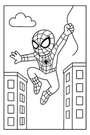 spider man kolorowanka